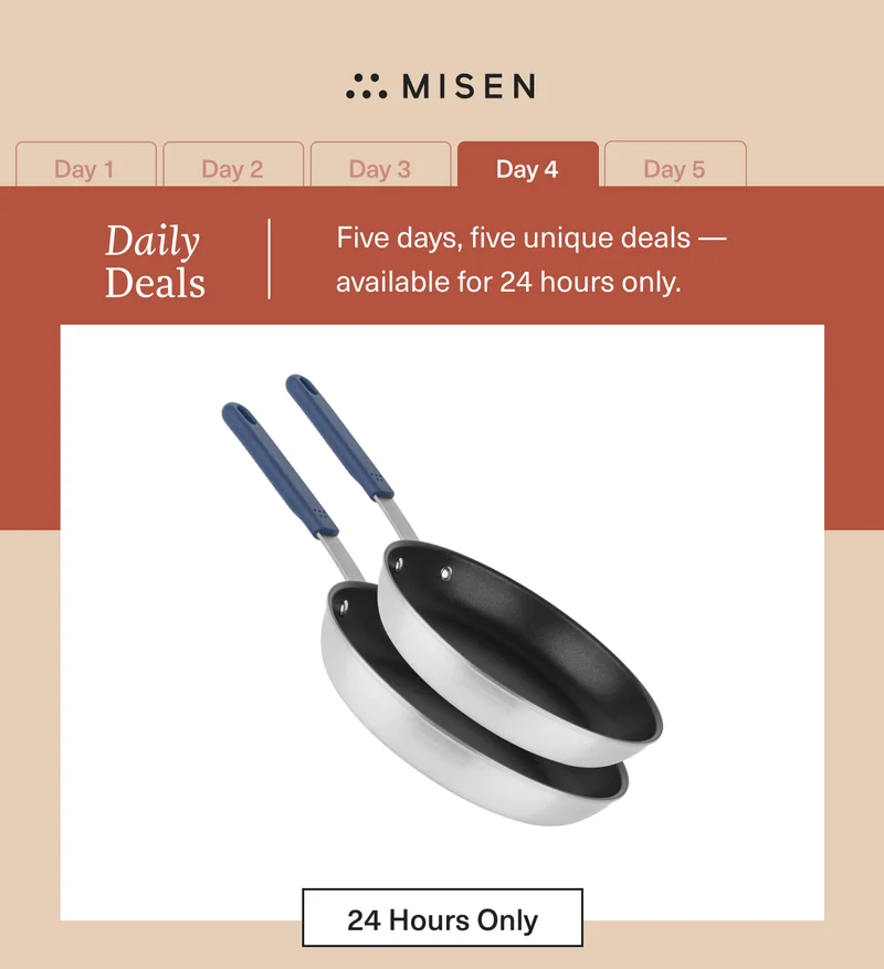 Day 4 - 5 Days, 5 unique deals - available for 24 hours only