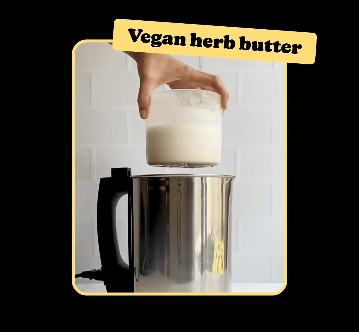 Vegan herb butter reel