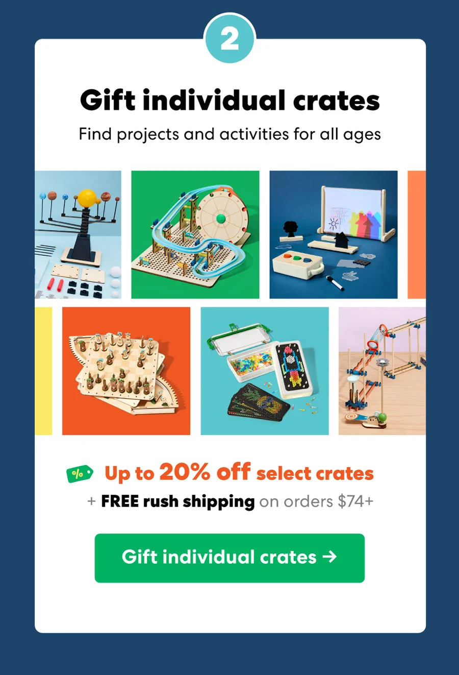 Gift individual crates