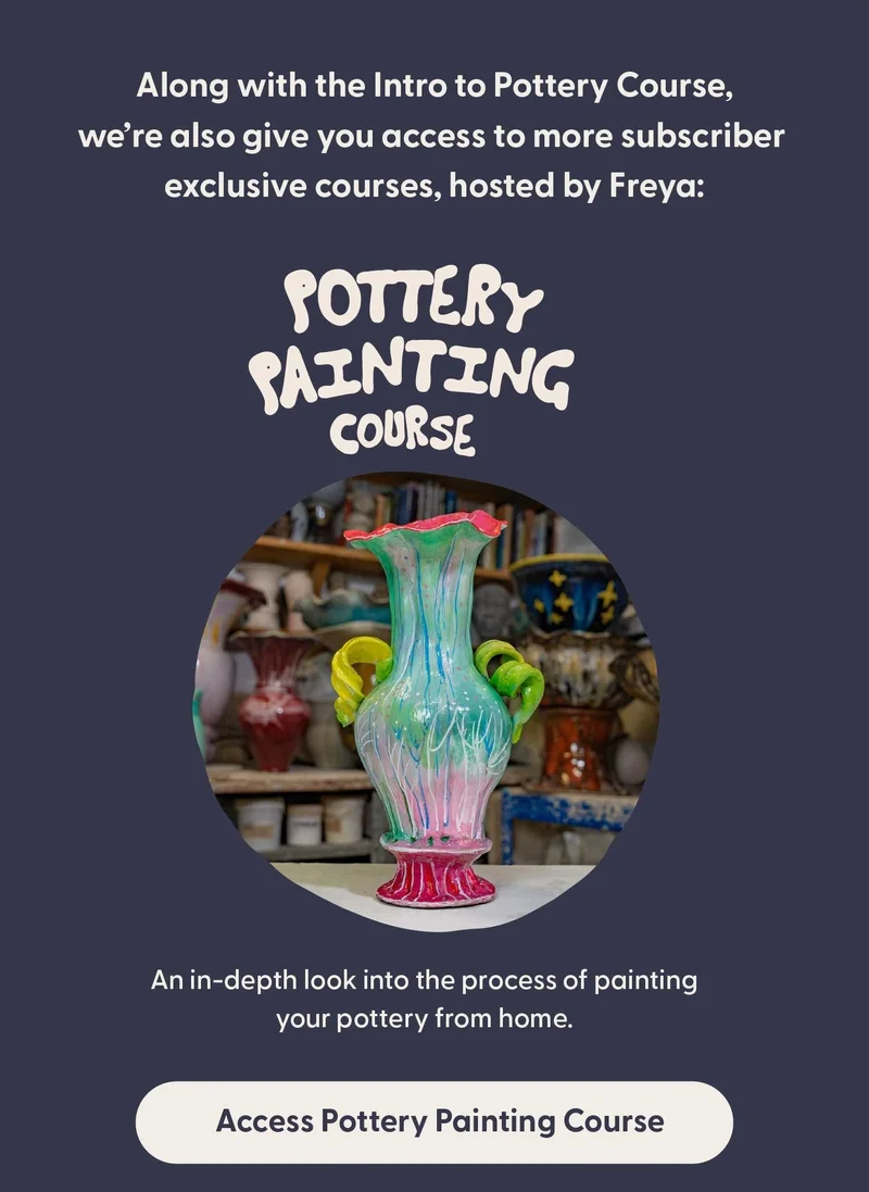 Access pottery painting course hosted by Freya