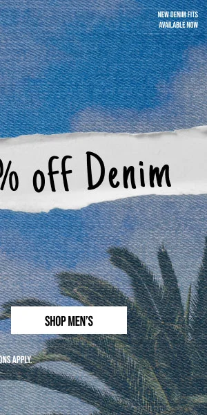 30% off Denim Shop Men's