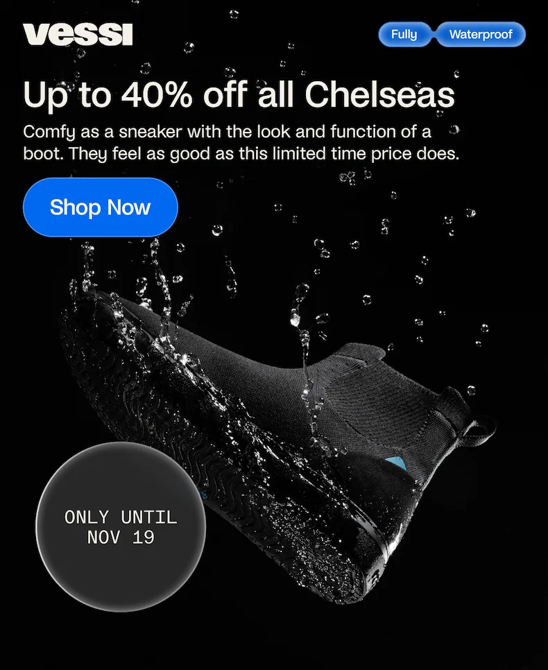 Up to 40% off all Chelseas