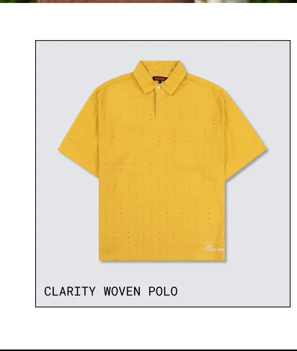 CLARITY WOVEN POLO
