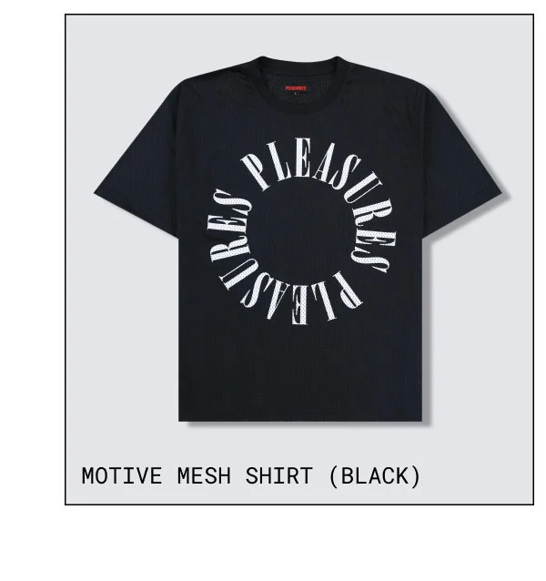 MOTIVE MESH SHIRT (BLACK)