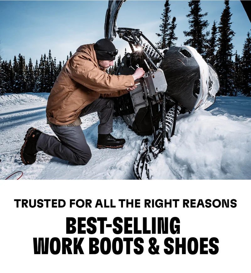 Trusted for all the right reasons. Best-selling work boots & shoes