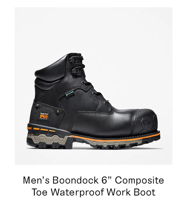 Men's Boondock 6 Inch Composite Toe Waterproof Work Boot