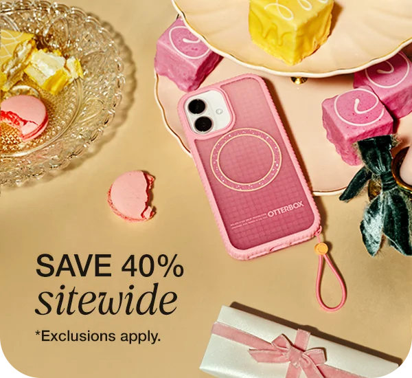 Save 40% sitewide