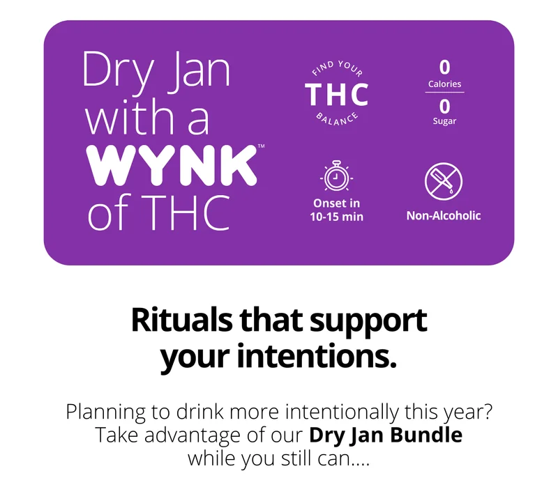 Dry Jan with a Wynk of THC [Shop the Dry Jan Bundle]