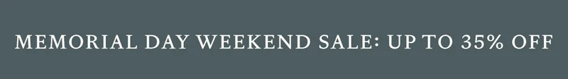 Memorial Day Weekend Sale: Up To 35% Off