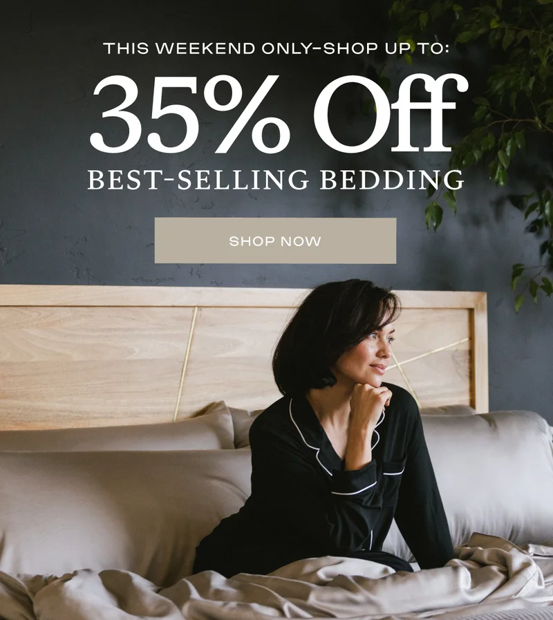 35% Off Best Selling BEDDING