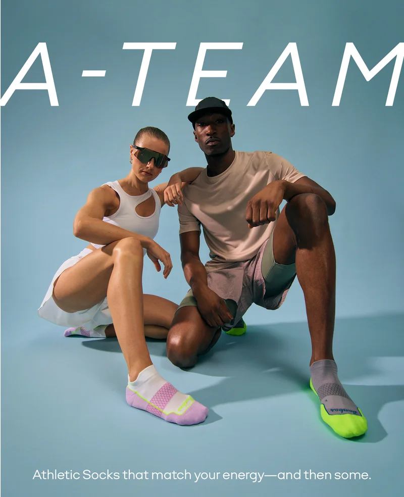 A-TEAM | Athletic Socks that match your energy - and then some.