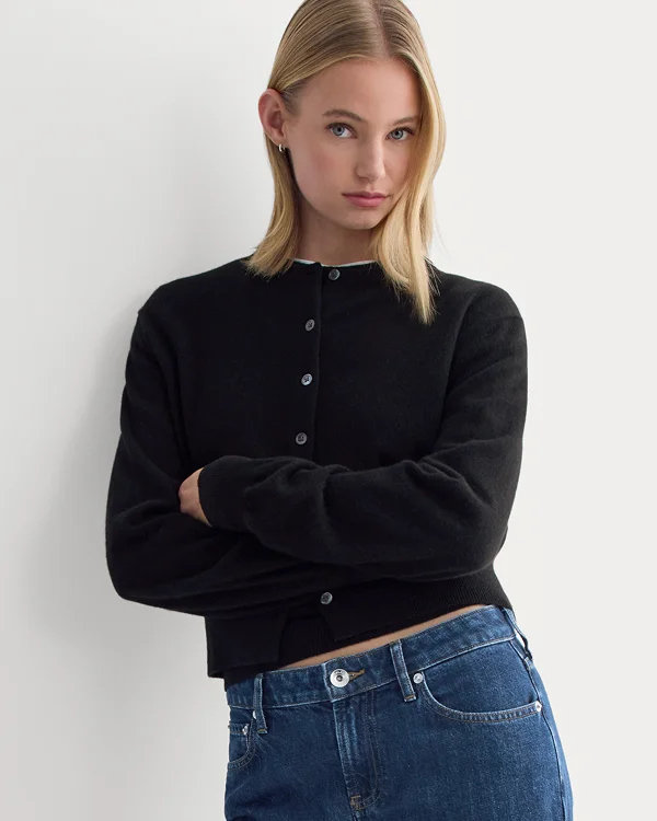 Image | Cashmere Cropped Cardigan