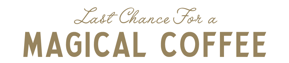 Last Chance for a Magical Coffee