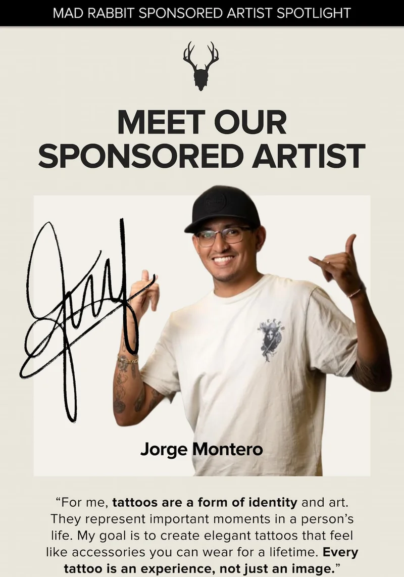 Meet our sponsored artist - Jorge Montero