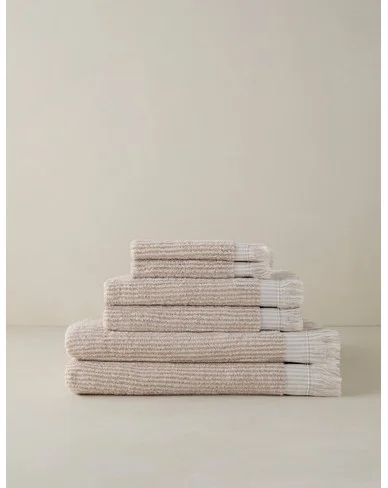Lupita Organic Cotton Towel Collection-Natural / Hand Towel