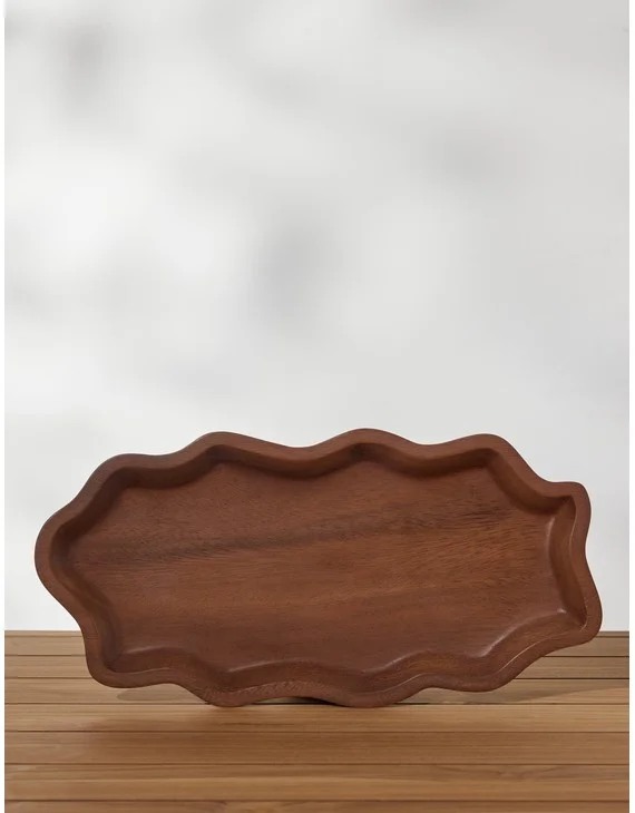 Ruffle Serving Tray by Sarah Sherman Samuel-Acacia