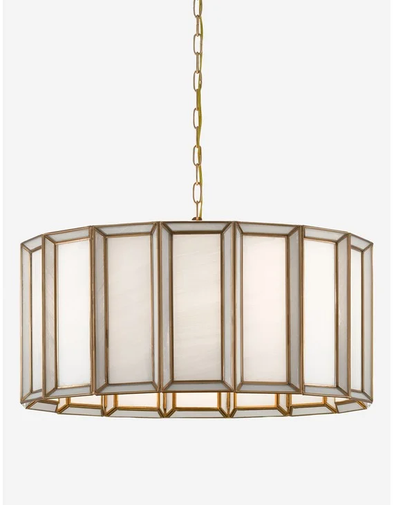 Labarre Pendant Light - Antique Brass / 24"Dia
