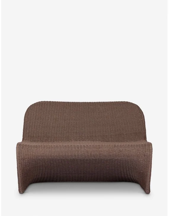 Manila Indoor / Outdoor Dining Bench-Brown