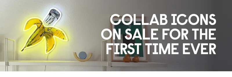 COLLAB ICONS ON SALE FOR THE FIRST TIME EVER