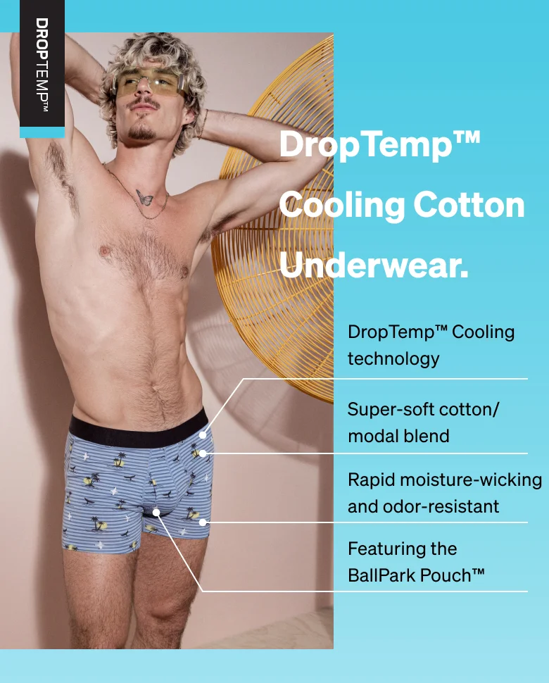 DropTemp™ Cooling Cotton Underwear.