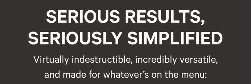 Serious Results, Seriously Simplified