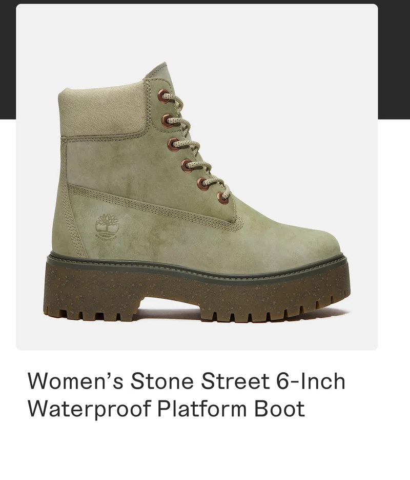 Women's Stone Street 6 Inch Waterproof Platform Boot