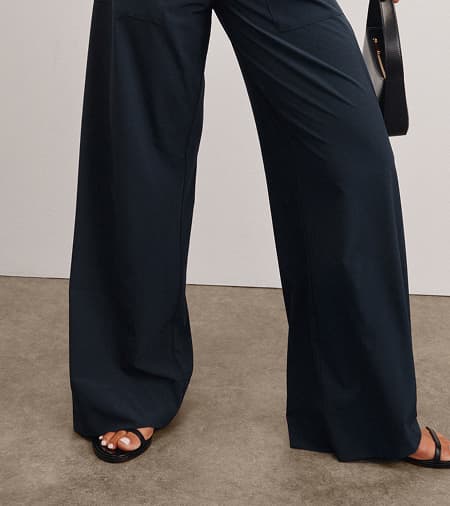 Easy Wide Leg Pant in Nocturnal Navy