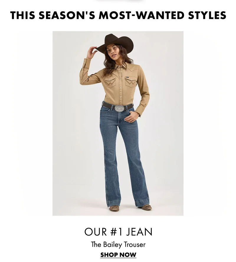 This Season's Most-Wanted Styles - Our #1 Jean The Bailey Trouser Shop Now