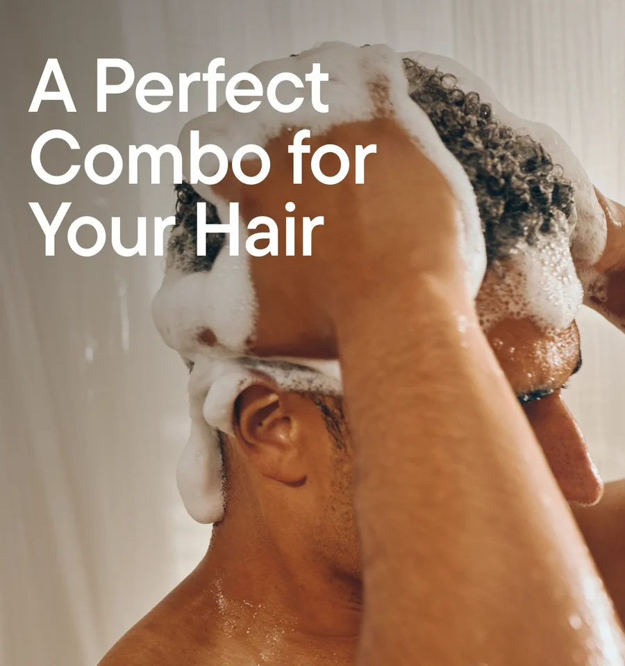 Man Washing Hair