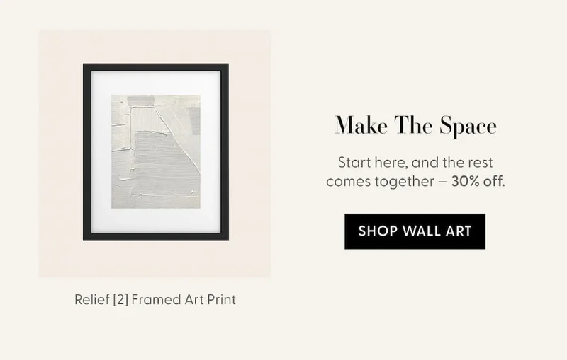Relief [2]: an abstract, textured piece in white by Alyssa Hamilton Art Framed Art Print