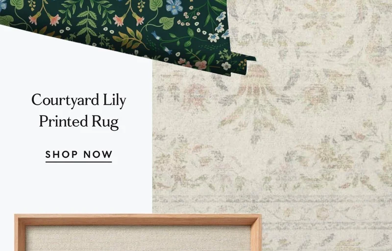 Shop Courtyard Lily Printed Rug