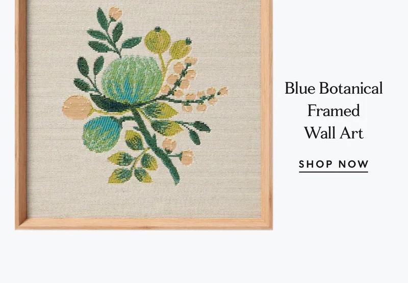 Shop Blue Botanical Framed Wall Art
