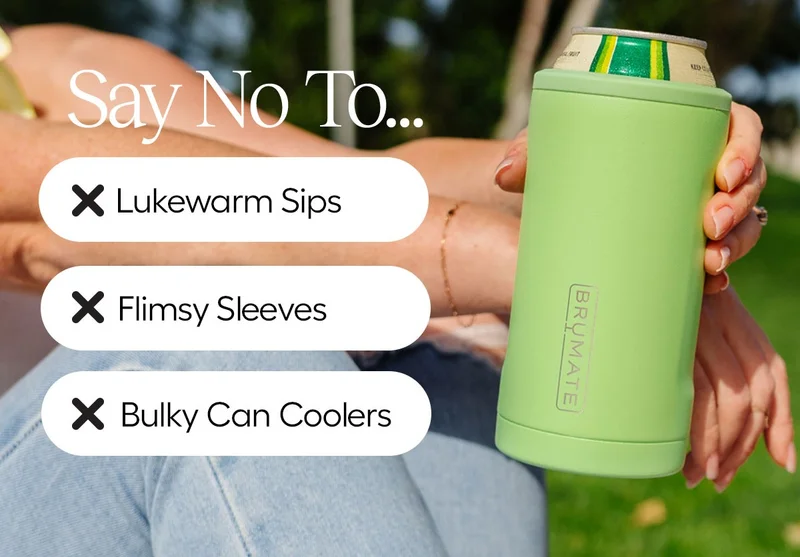 Say No To... Lukewarm Sips, Flimsy Sleeves, Bulky Can Coolers