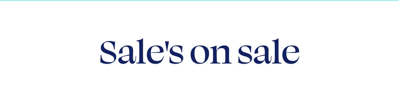 Sale's on sale