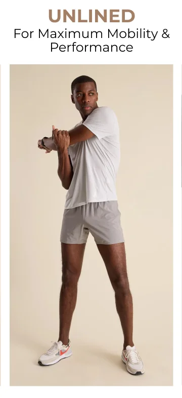 No Lined Ultimate Training Short: The Gray Decembers 5.5"