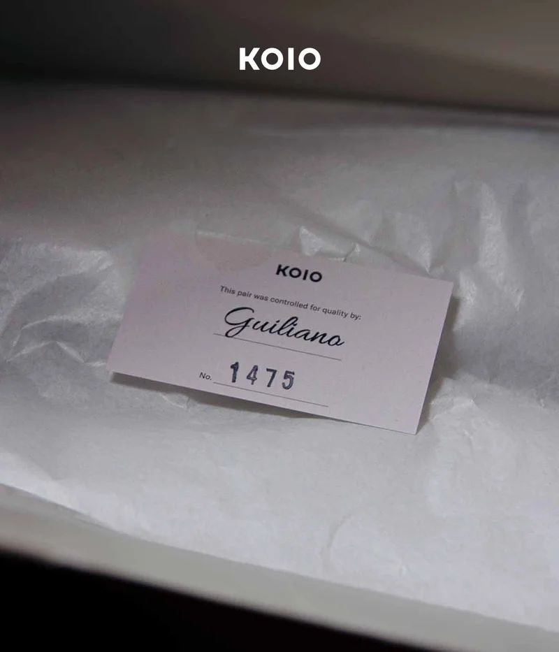 KOIO-This pair was controlled for quality by Guliana-N° 1475