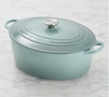 Le Creuset 8-qt Oval Dutch Oven with Cast Iron Lid