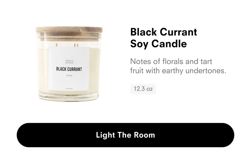 Black Currant Soy Candle - Light the room