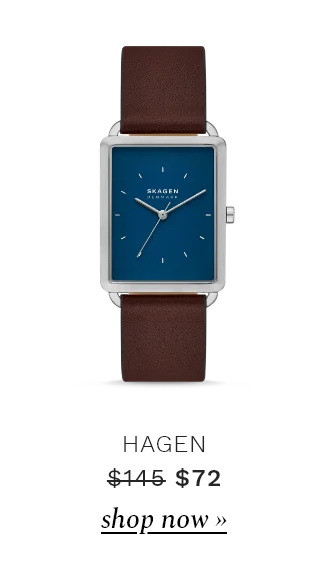 Hagen watch. Was $145. Now $72. Shop now.
