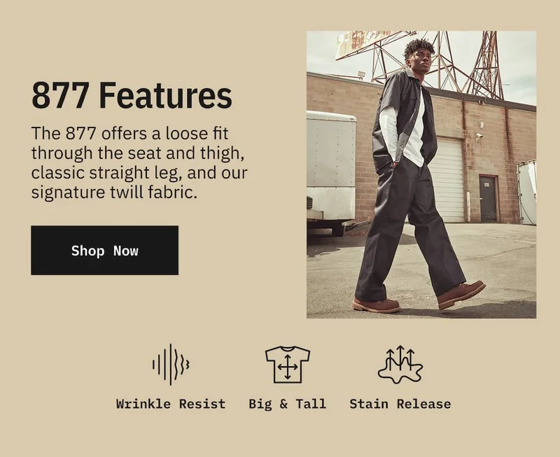 The 877 Loose Fit. Shop Now.