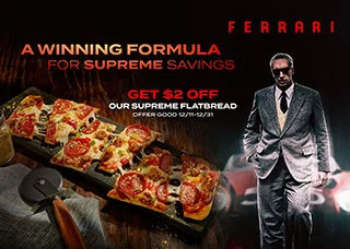 $2 Off Flatbread Offer