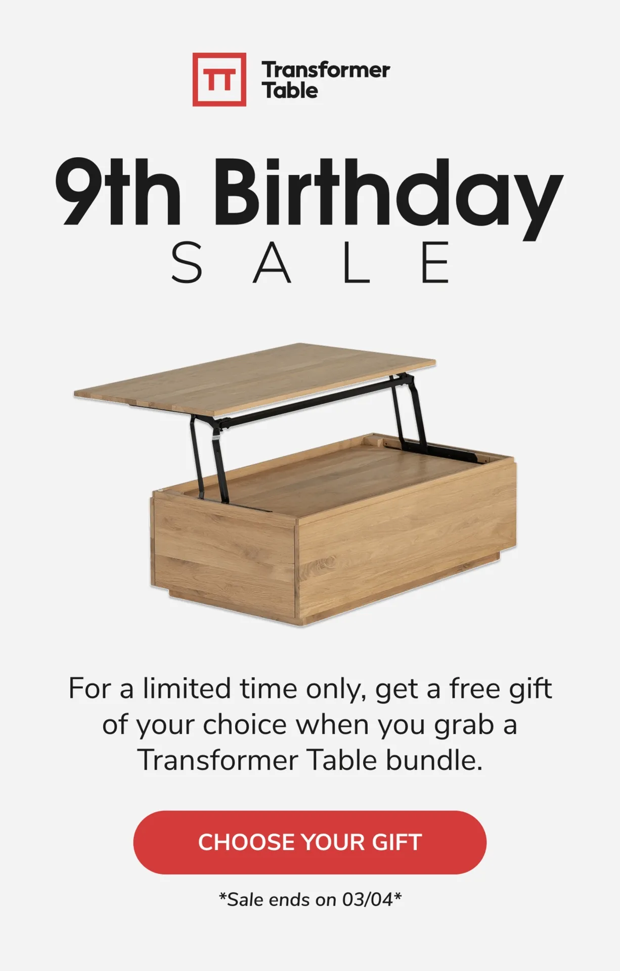 9th Birthday Sale