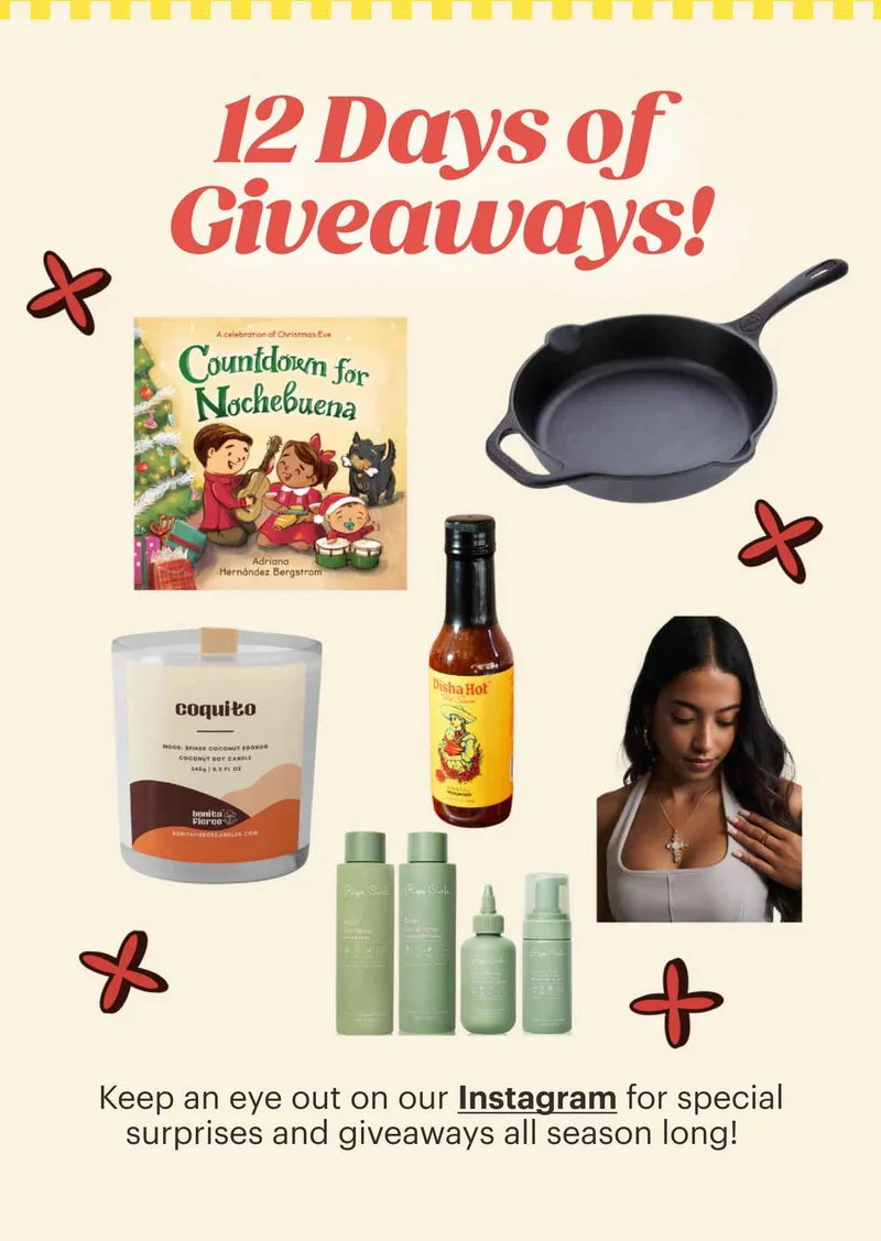 12 Days of Giveaways! Keep an eye out on our Instagram for special surprises and giveaways all season long!