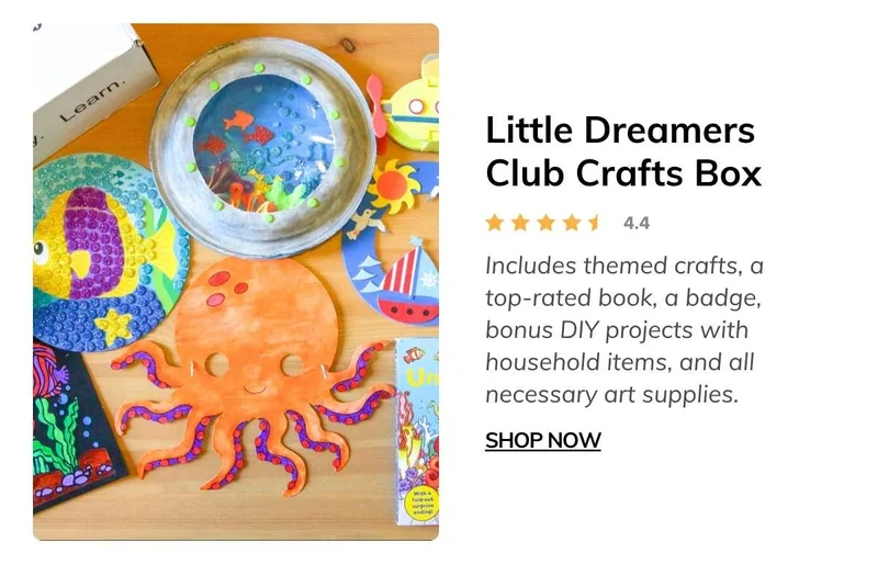 Little Dreamers Club Crafts Box