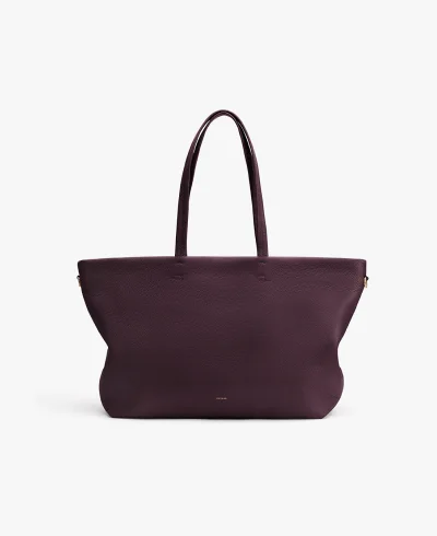 Classic Easy Zipper Tote Plum