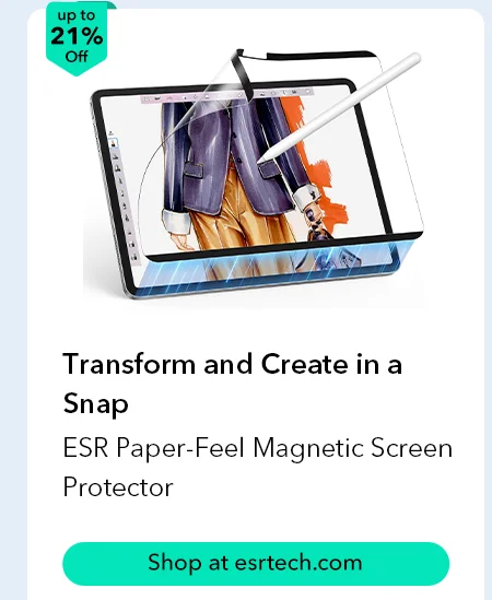 ESR Paper-Feel Magnetic Screen Protector