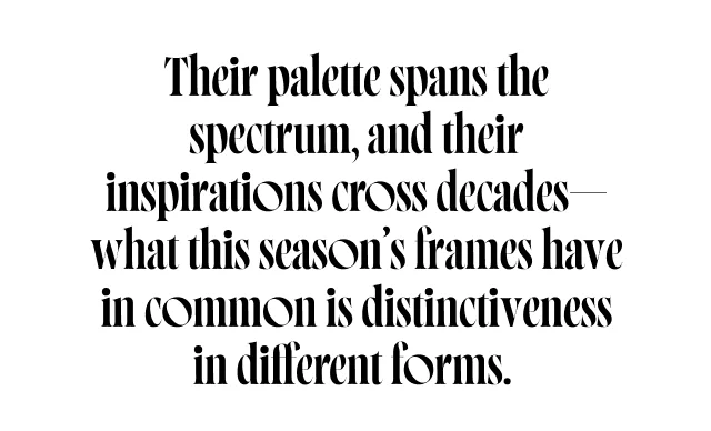 Their palette spans the spectrum Their palette spans the spectrum