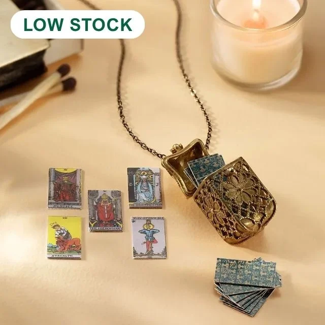 Tiny Tarot Deck Necklace