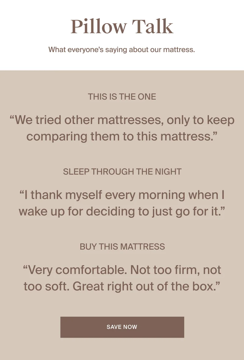 Save on the Eco Mattress