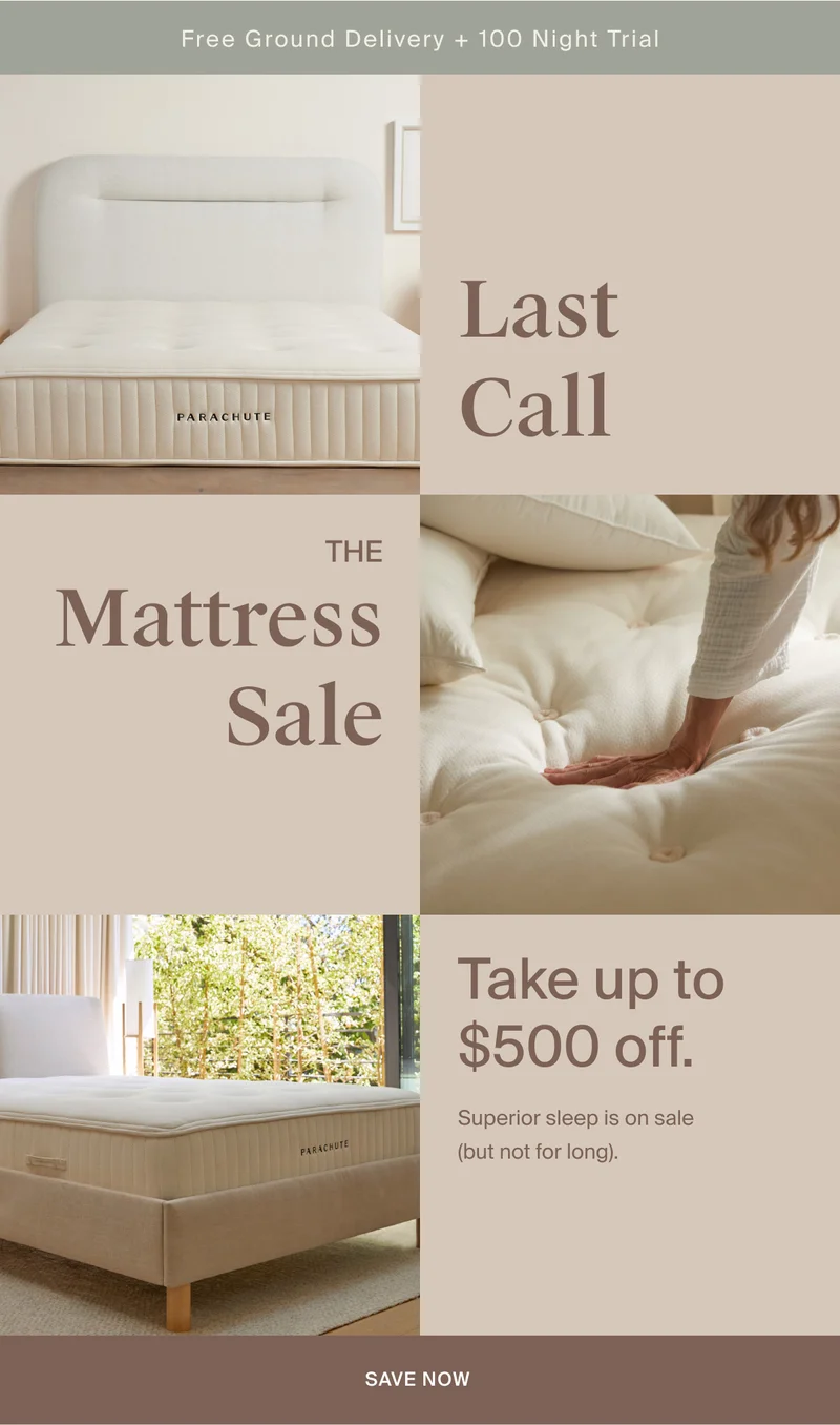 Take up to $500 off the Eco Mattress